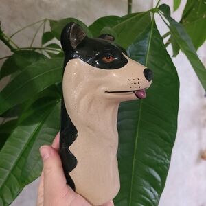 JUST ARRIVED 🎉 Anthropologie Dog Shaped Vase - Border Collie Hipster Home Decor